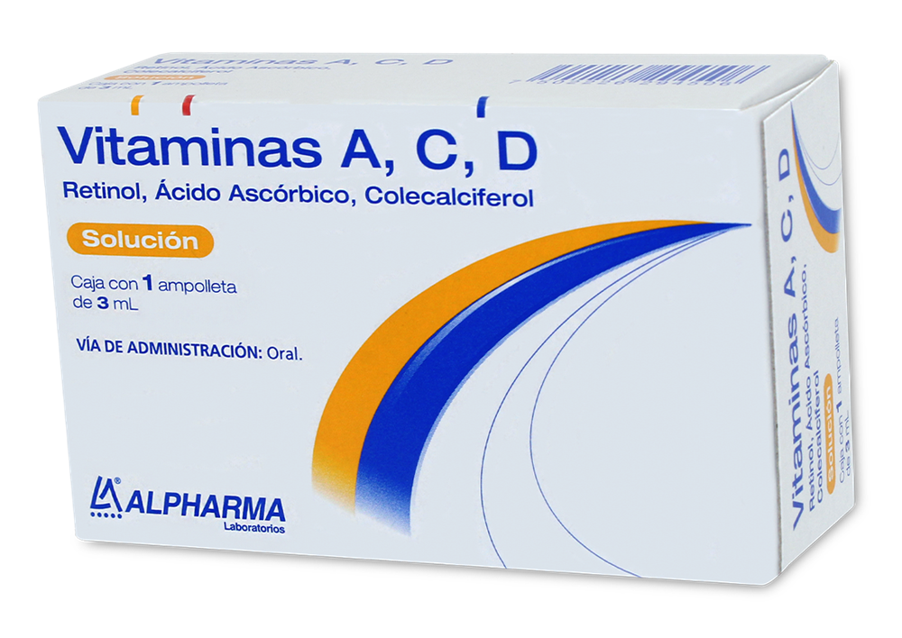 VITAMINA ACD 1 AMP 7800/600/1200 3 ML