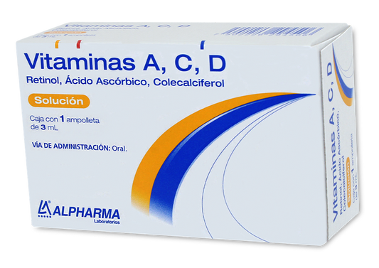 VITAMINA ACD 1 AMP 7800/600/1200 3 ML