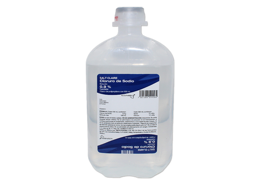 SUERO CLORURO DE SODIO 1 FCO 0.9%/500ML