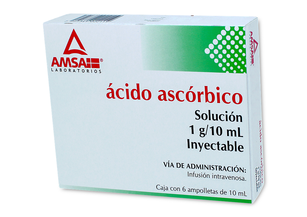 ACIDO ASCORBICO 6 AMP 1G/10 ML