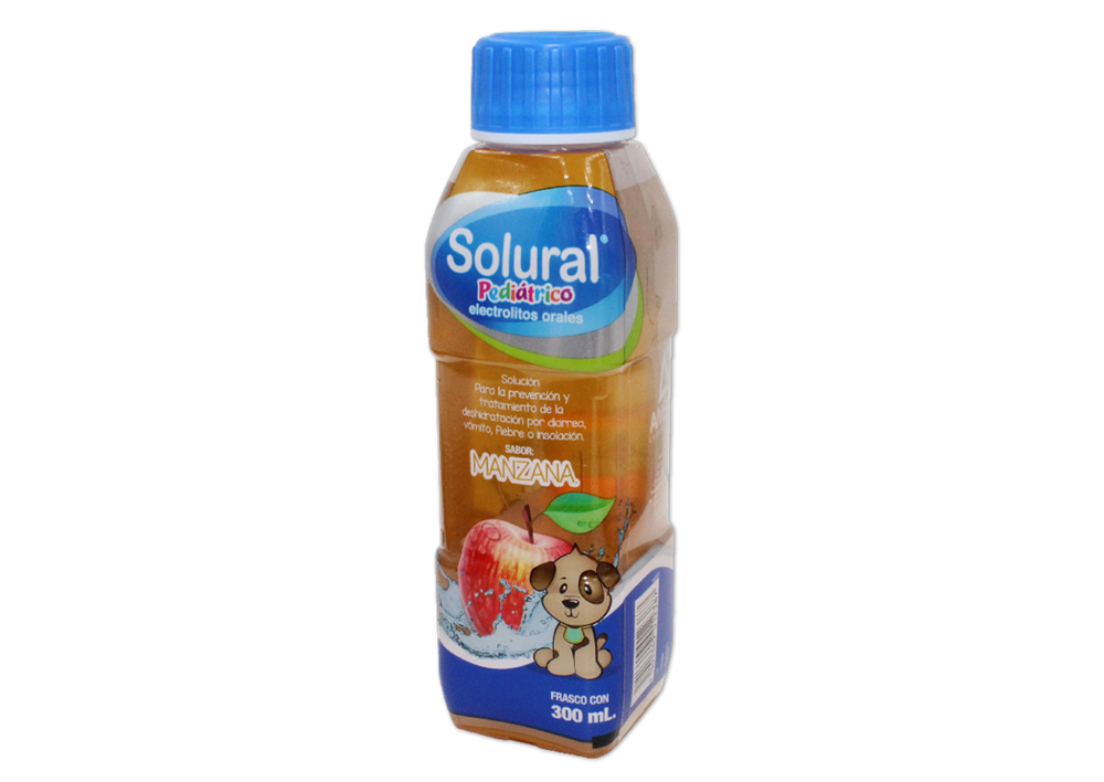 SOLURAL PEDIATRICO MANZANA 1 SOL 300 ML