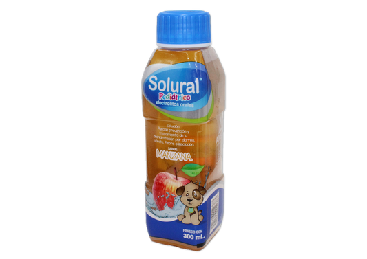 SOLURAL PEDIATRICO MANZANA 1 SOL 300 ML