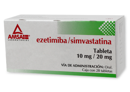EZETIMIBA/SIMVASTA 28 TAB 10/20 MG