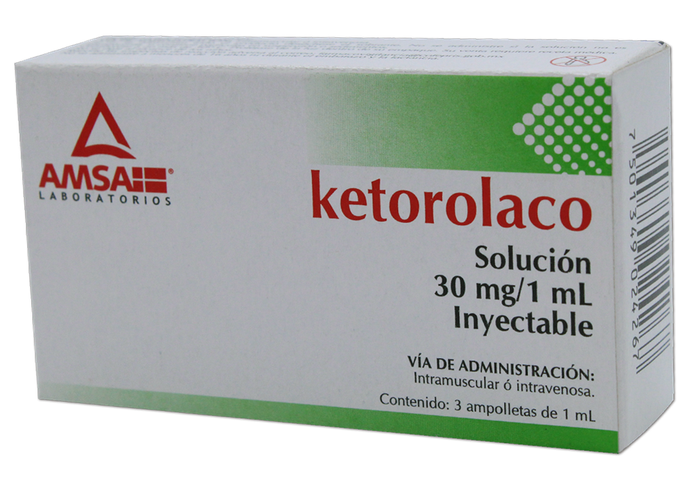 KETOROLACO 3 AMP 30 MG