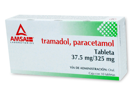 TRAMA/PARACETAMOL 10 TAB 37.5/325 MG