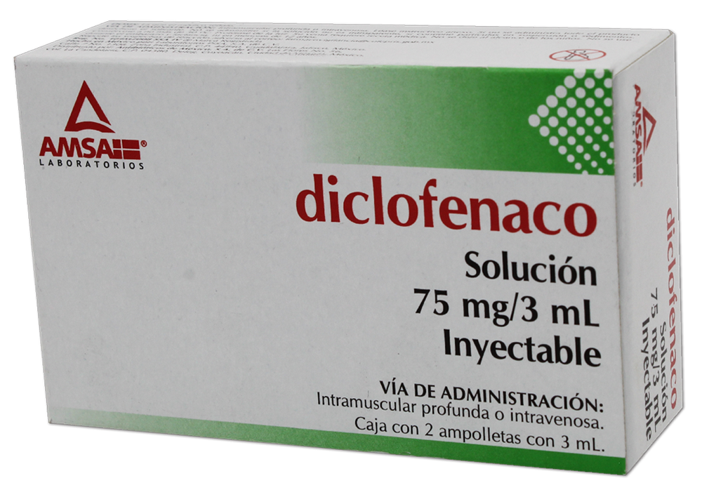 DICLOFENACO 2 FA 75MG/3 ML