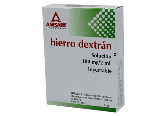 HIERRO DEX 3 AMP 100 MG /2 ML