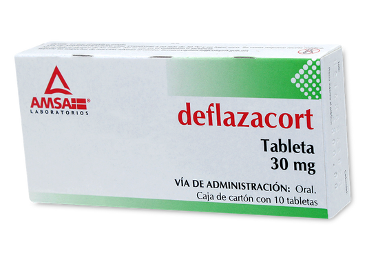 DEFLAZACORT 10 TAB 30 MG
