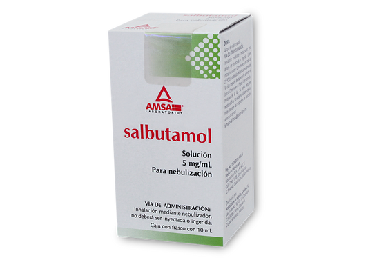 SALBUTAMOL 1 SOL /NEBULIZADOR 5MG/10M