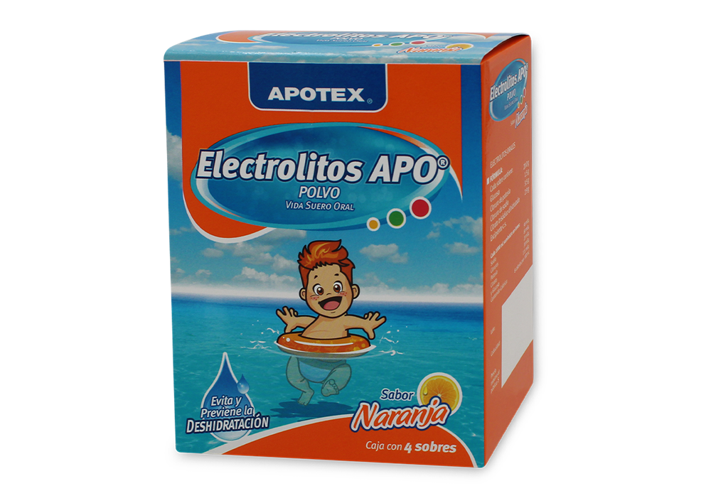 ELECTROLITOS NARANJA 4 SOB 20/3.5/2.9 G
