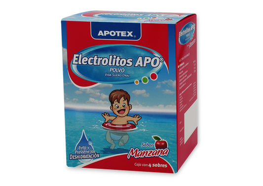 ELECTROLITOS MANZANA 4 SOB 20/3.5/2.9 G