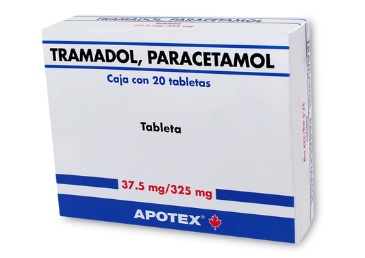 TRAMADOL/PARACETA 20 TAB 37.5/325 MG