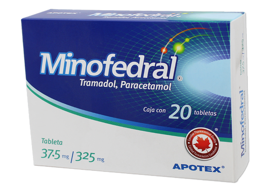 MINOFEDRAL 20 TAB 37.5/325 MG