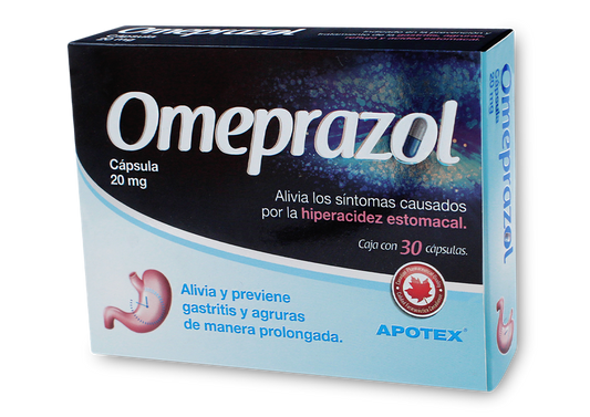 OMEPRAZOL 30 CAPS 20 MG