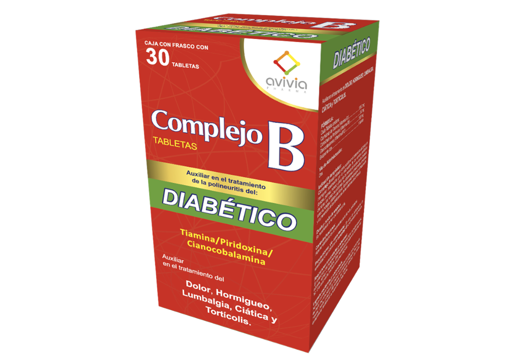 COMPLEJO B DIABETICO 30 TAB 100/5/.05