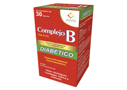 COMPLEJO B DIABETICO 30 TAB 100/5/.05