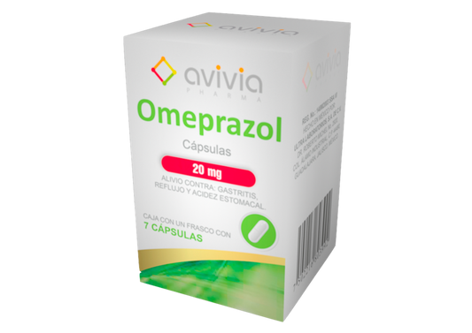 OMEPRAZOL 7 CAPS 20MG