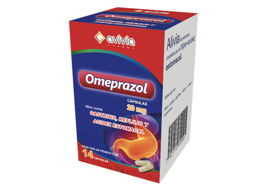 OMEPRAZOL 14 CAPS 20MG