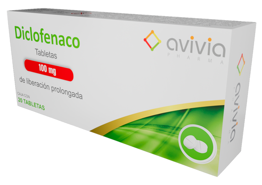 DICLOFENACO 20 TAB 100 MG