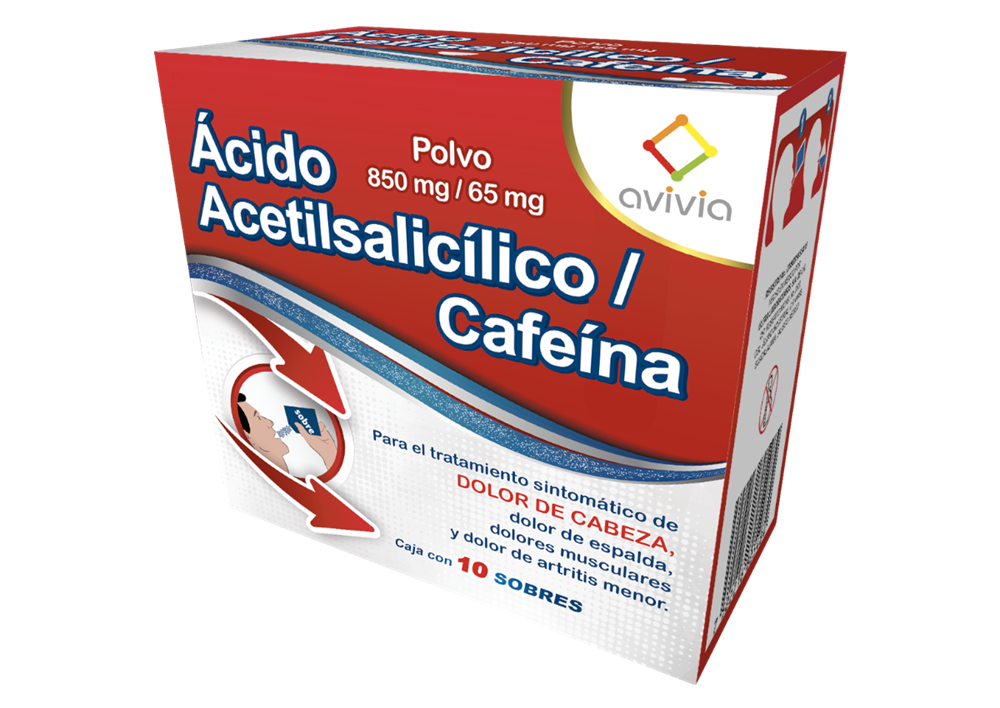 A. ACETIL/CAFEI PVO 10 SOB 850/65 MG RO