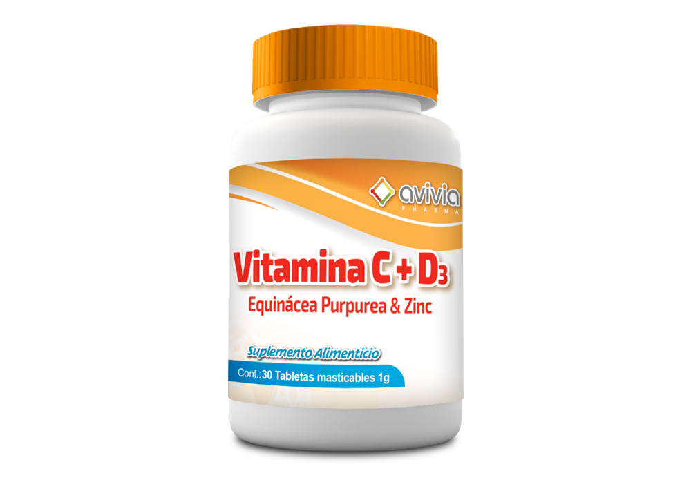 VITAMINA C + D3 30 TAB 1 G