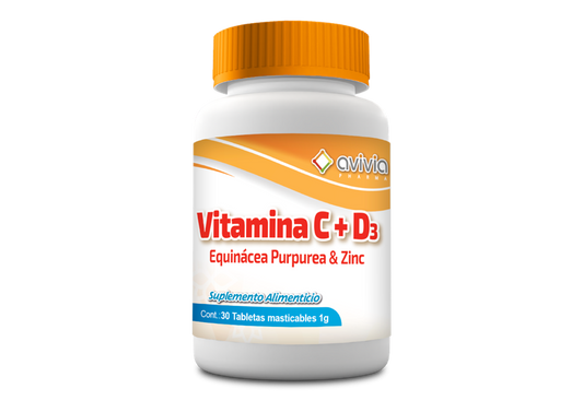 VITAMINA C + D3 30 TAB 1 G