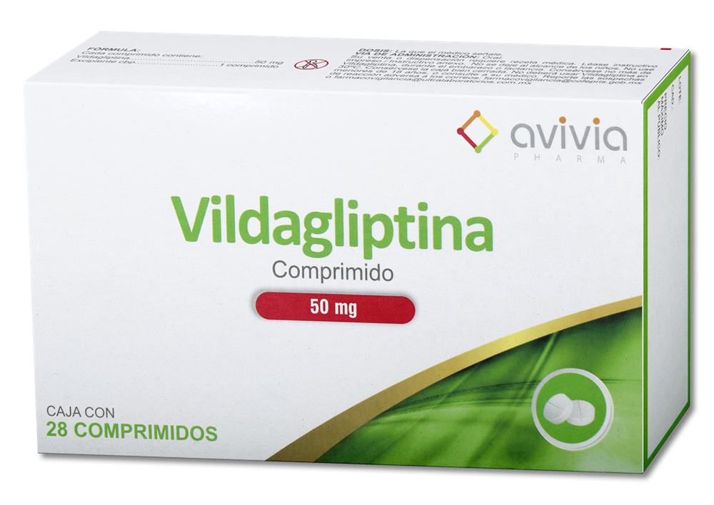 VILDAGLIPTINA 28 COMP 50 MG