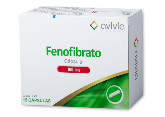 FENOFIBRATO 15 CAPS 160 MG