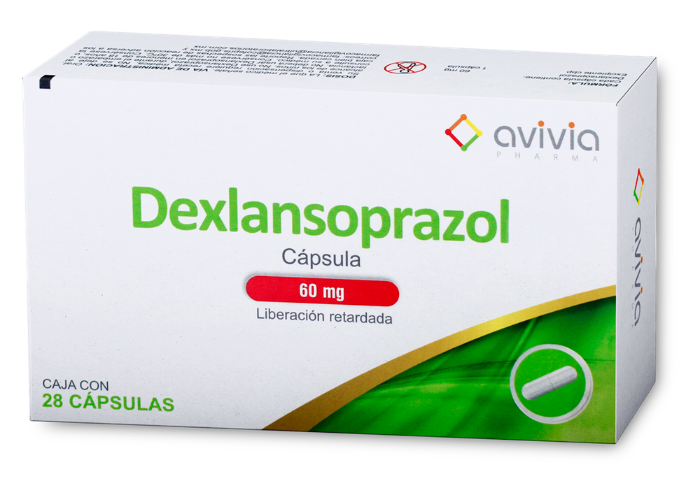 DEXLANSOPRAZOL 28 CAPS 60 MG - Avivia Pharma