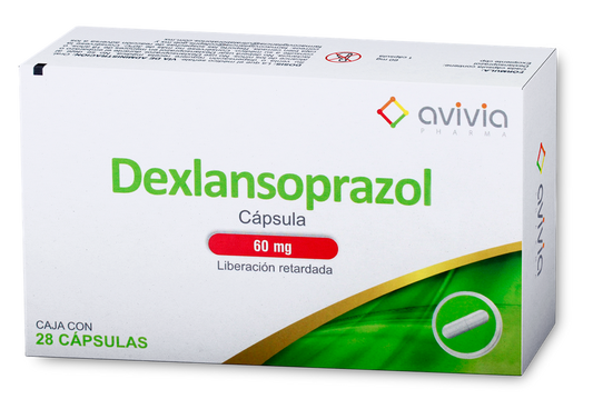DEXLANSOPRAZOL 28 CAPS 60 MG - Avivia Pharma
