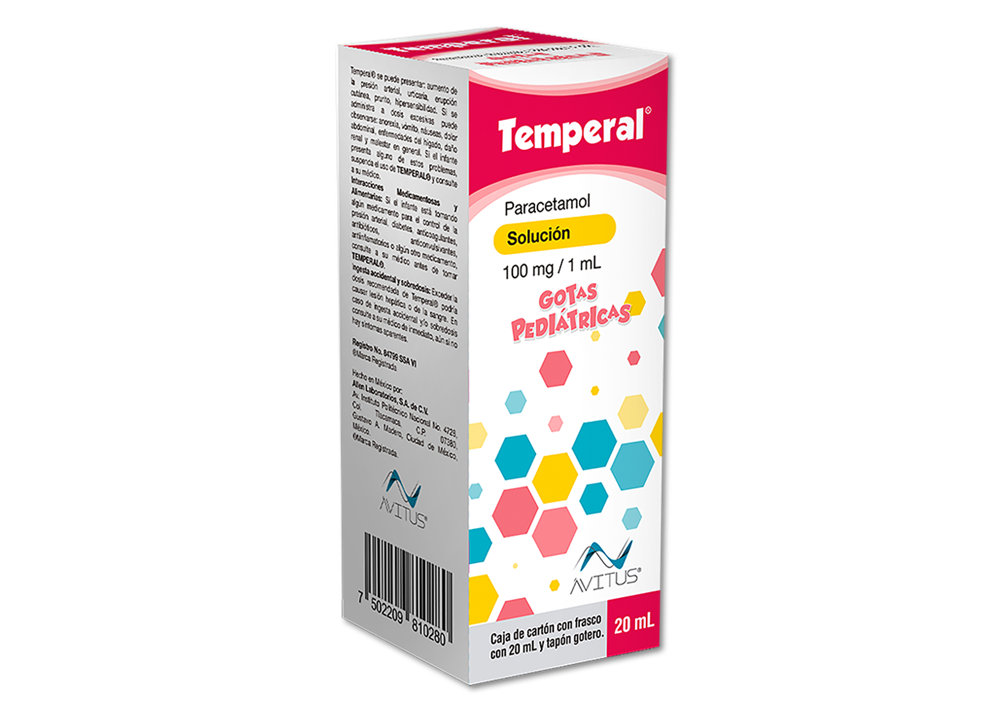 TEMPERAL 1 GOT 100MG/1/20 ML