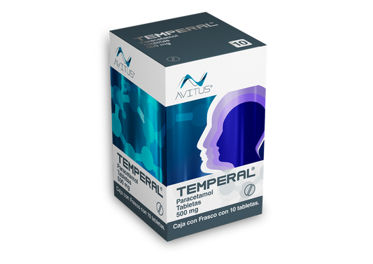 TEMPERAL 1 FCO 10 TAB 500 MG