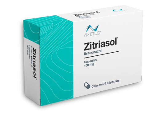 ZITRIASOL 6 CAP 100 MG