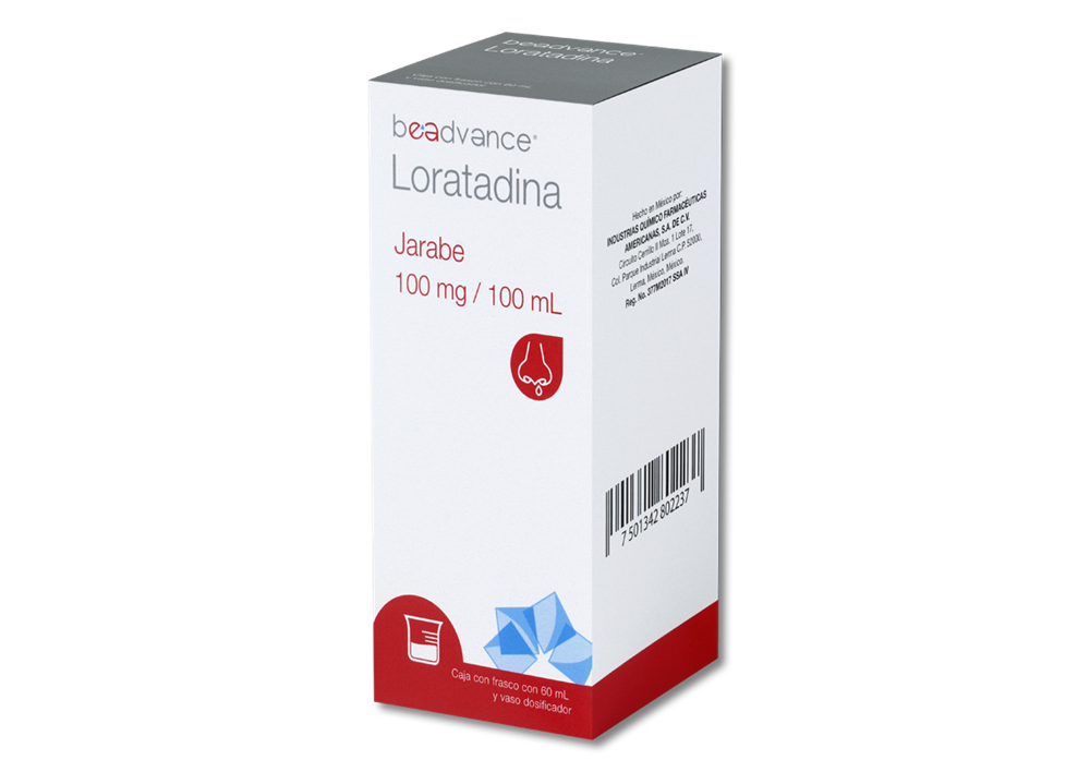 LORATADINA 1 JBE 100MG/100/60 ML