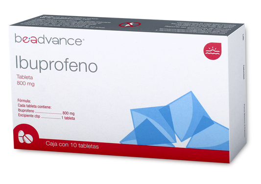 IBUPROFENO 10 TAB 800 MG