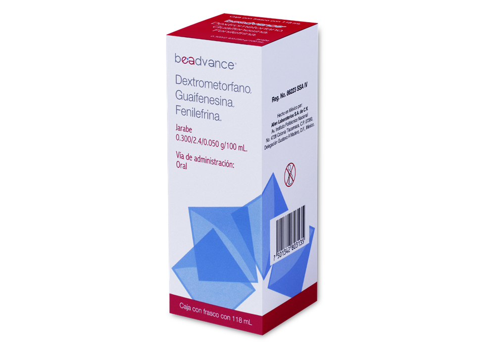 DEXTROMETO,GUAYFE,FENILE AD JBE C/118 ML