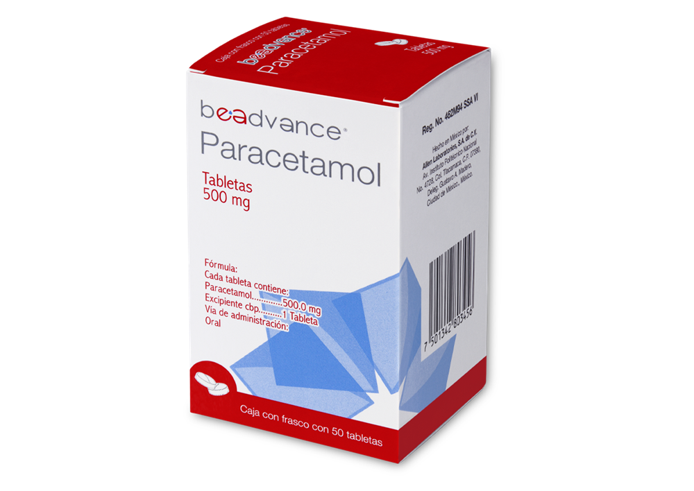 PARACETAMOL 50 TAB 500 MG