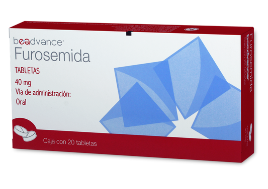 FUROSEMIDA 20 TAB 40 MG