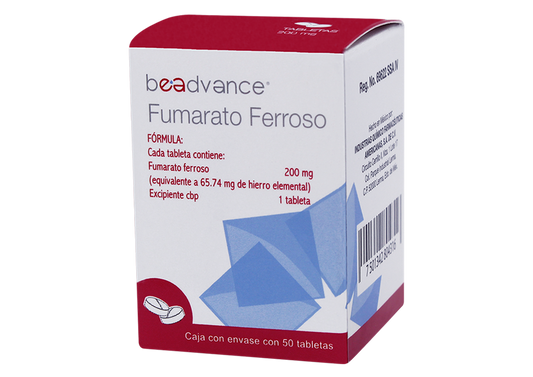 FUMARATO FERROSO 50 TAB 200 MG