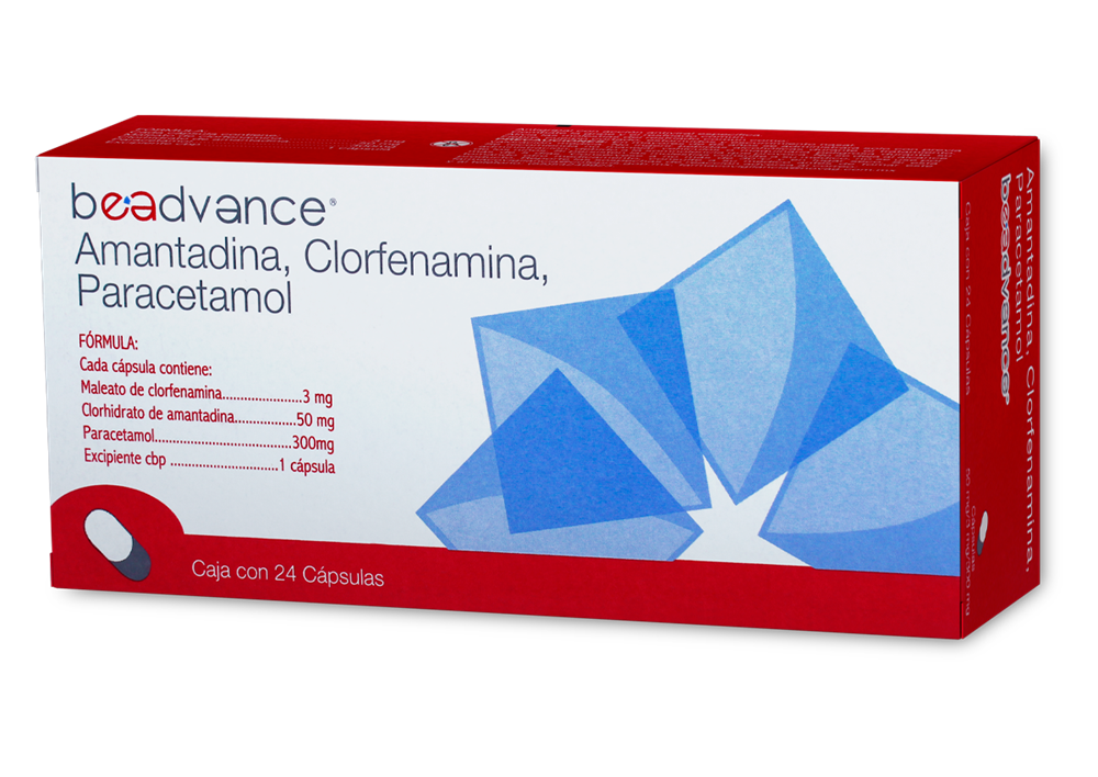 AMANTA CLORFE PARACET 24 CAP 50/3/300MG
