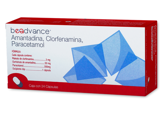AMANTA CLORFE PARACET 24 CAP 50/3/300MG