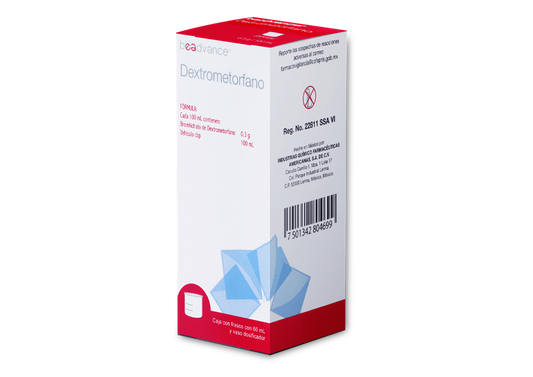 DEXTROMETORFANO 1 JBE 300 MG/60 ML