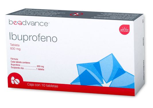 IBUPROFENO 10 TAB 600 MG