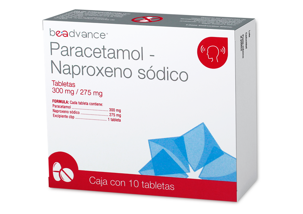 NAPROXENO PARACETAMOL 10 TAB 275/300 MG