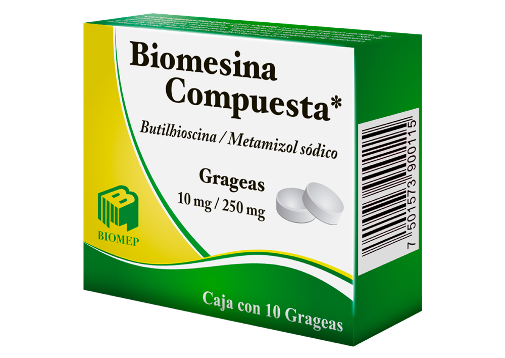 BIOMESINA COMPUESTA 10 GRAG 250/10 MG