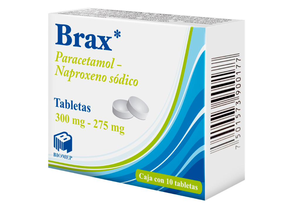 BRAX 10 TAB 275/300 MG