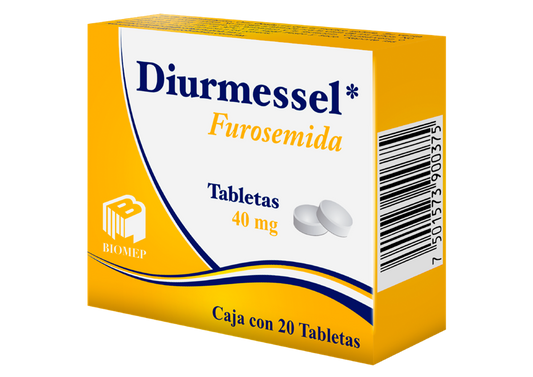 DIURMESSEL 20 TAB 40 MG