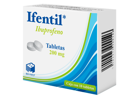 IFENTIL 10 TAB 200 MG