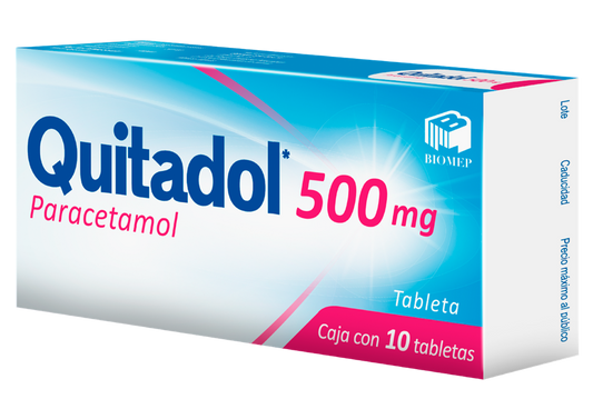 QUITADOL 10 TAB 500 MG