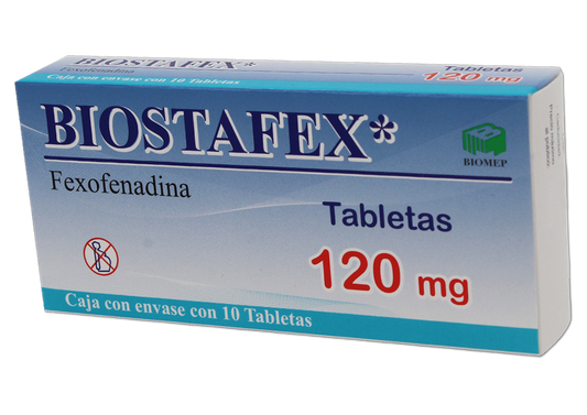 BIOSTAFEX 10 TAB 120 MG